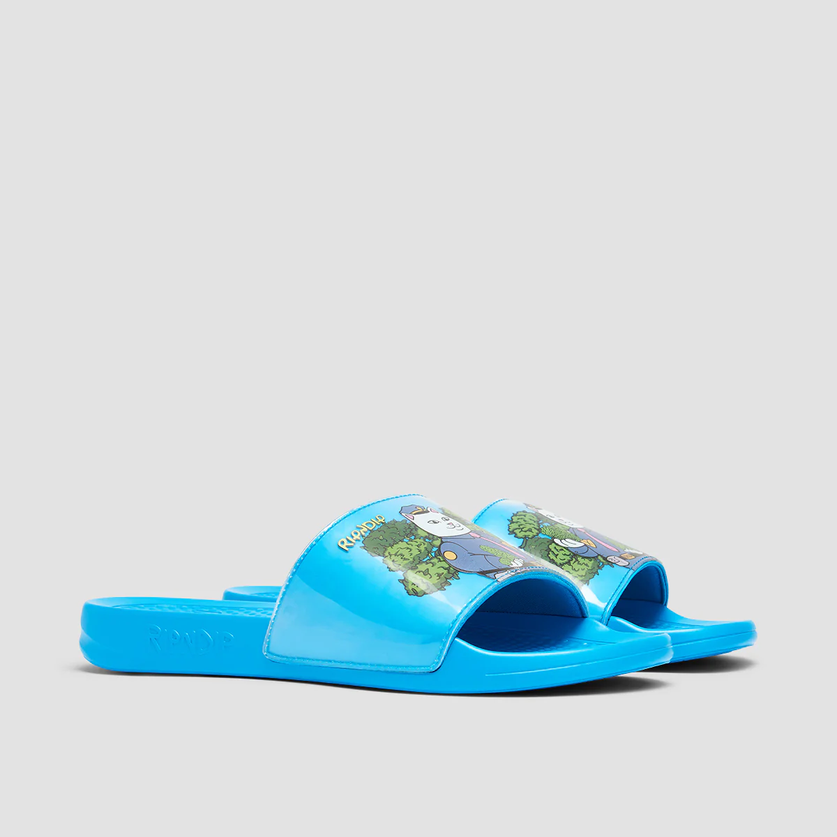 Ripndip Confiscated Slides Sandals - Blue - Image 2