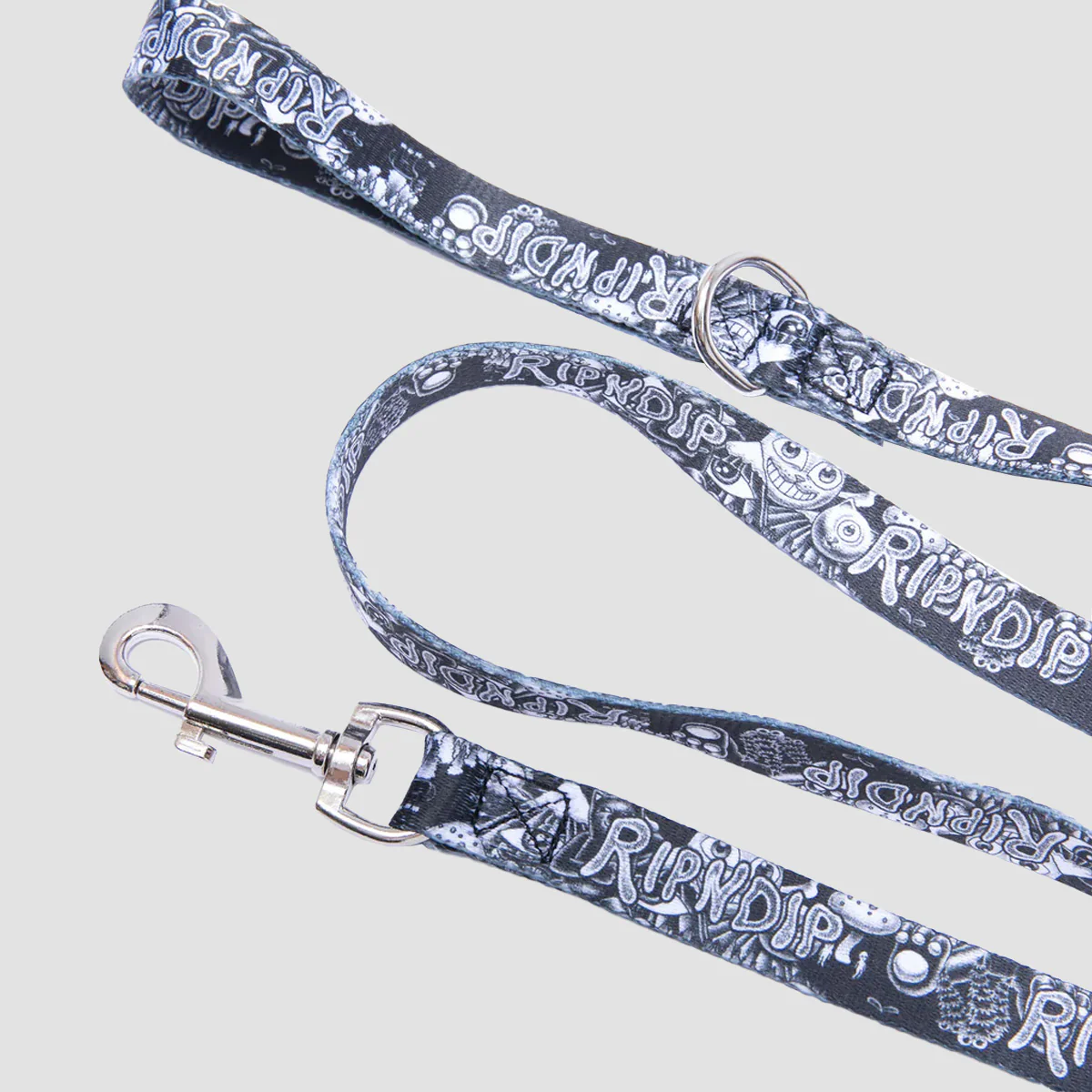 Ripndip Dark Twisted Fantasy Pet Leash Black/White - Image 2
