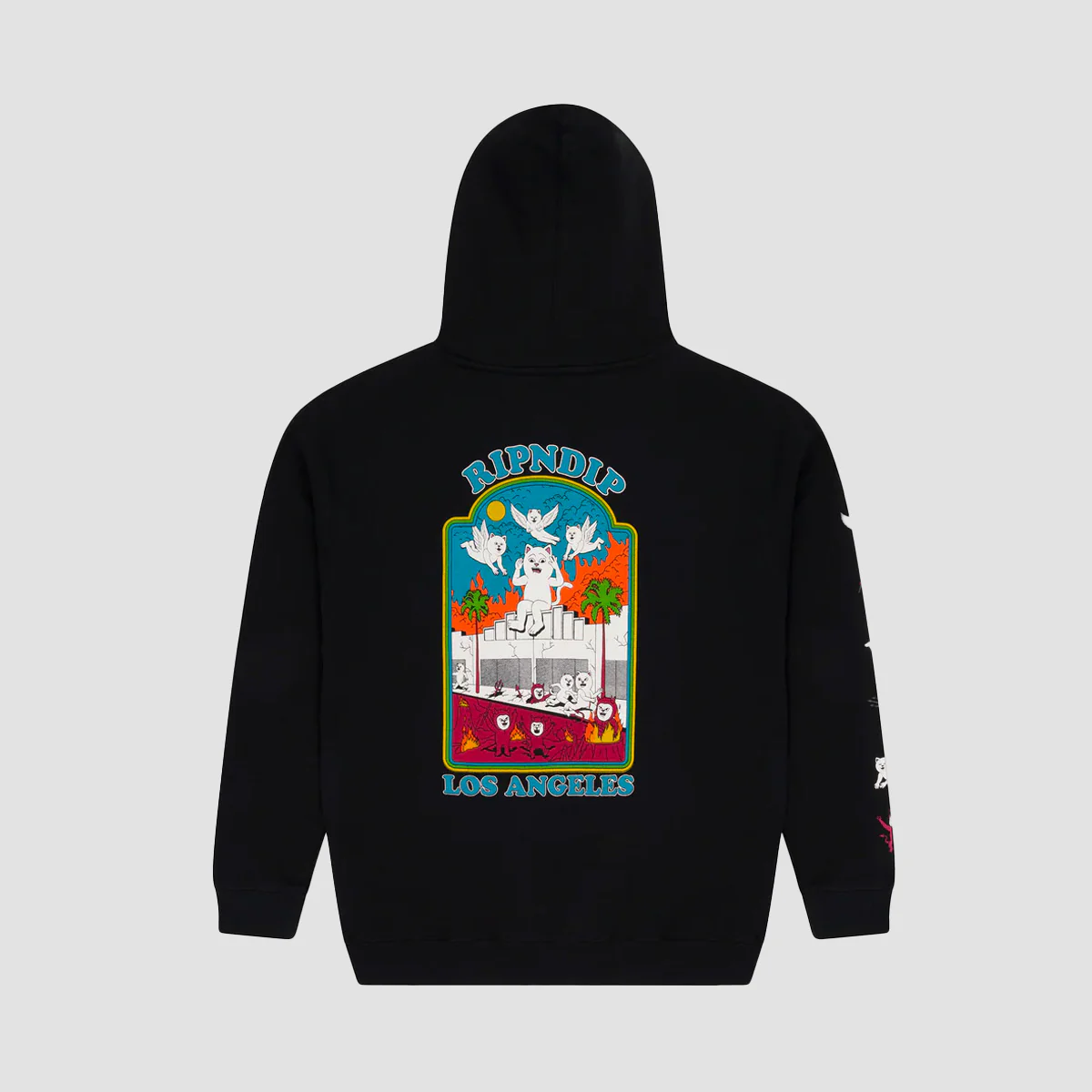 Ripndip Heaven On Earth Pullover Hoodie Black - Image 2
