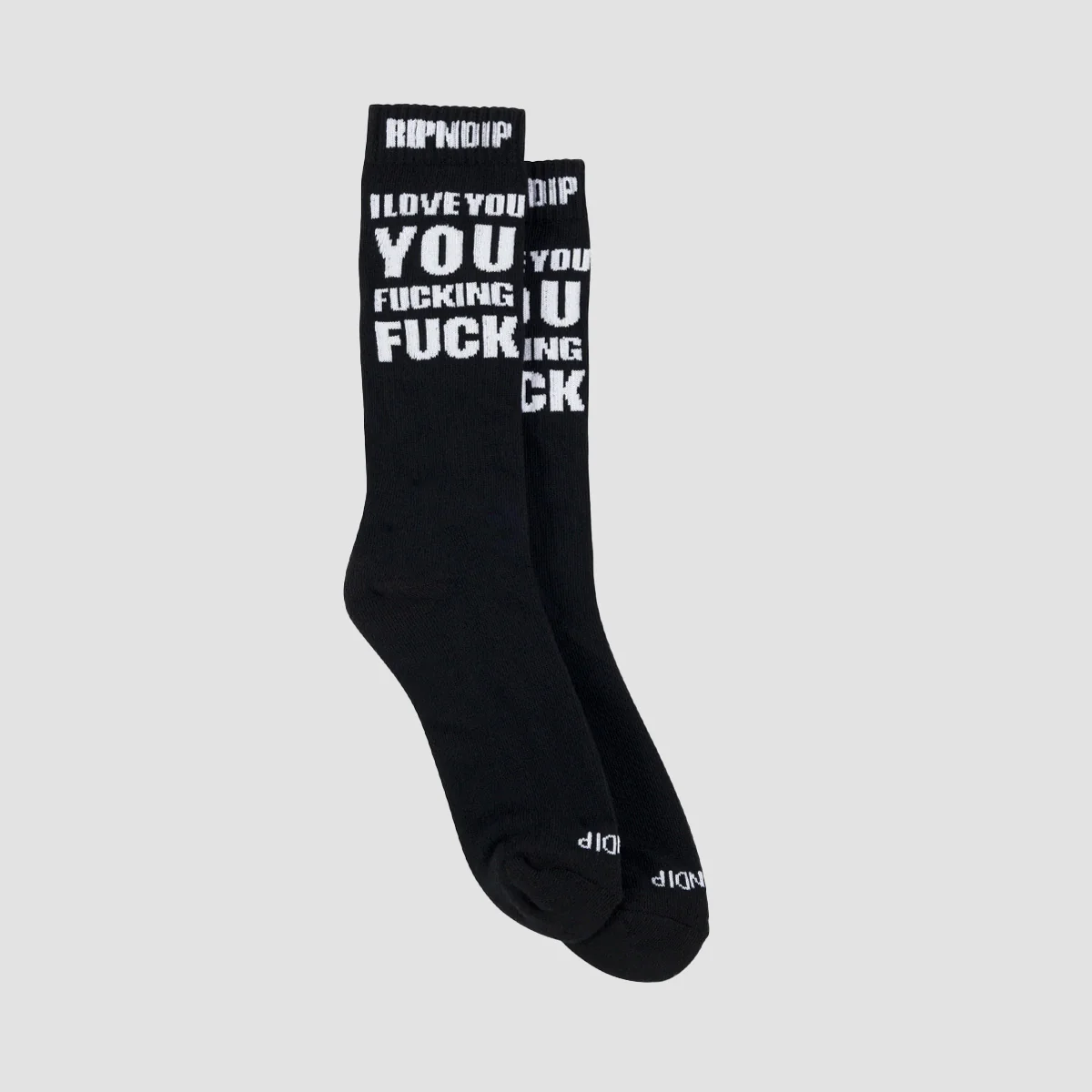Ripndip Ily Fuckin Fuck Socks Black