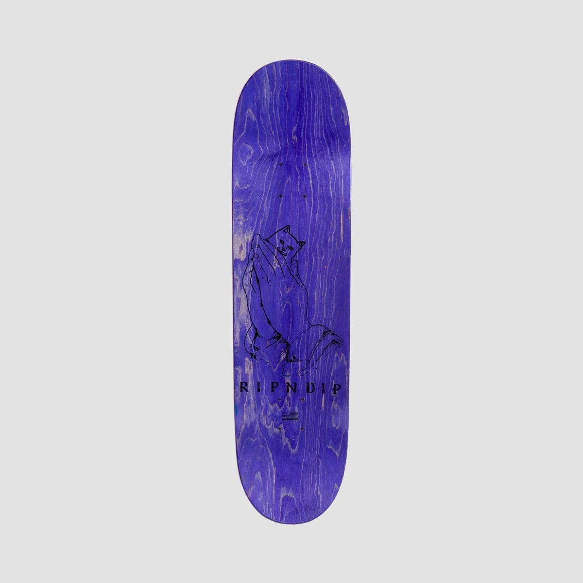 Ripndip Lord Nermal Skateboard Deck Orange/Aqua - 8.5" - Image 2