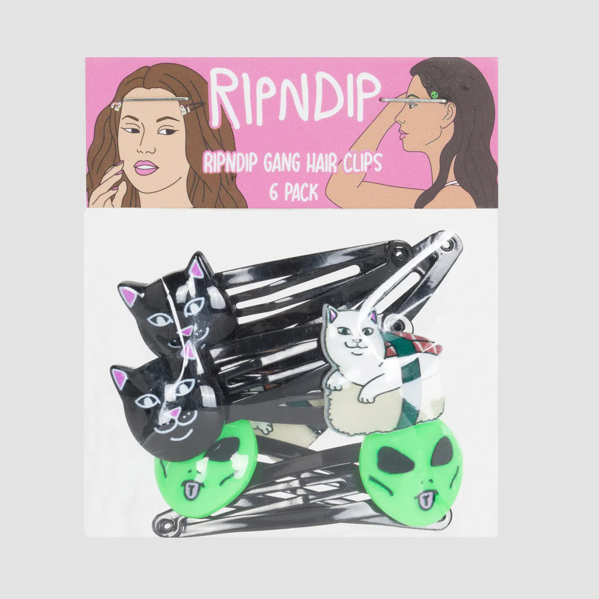 Ripndip Ripndip Gang Hair Clip 6 Pack Multi
