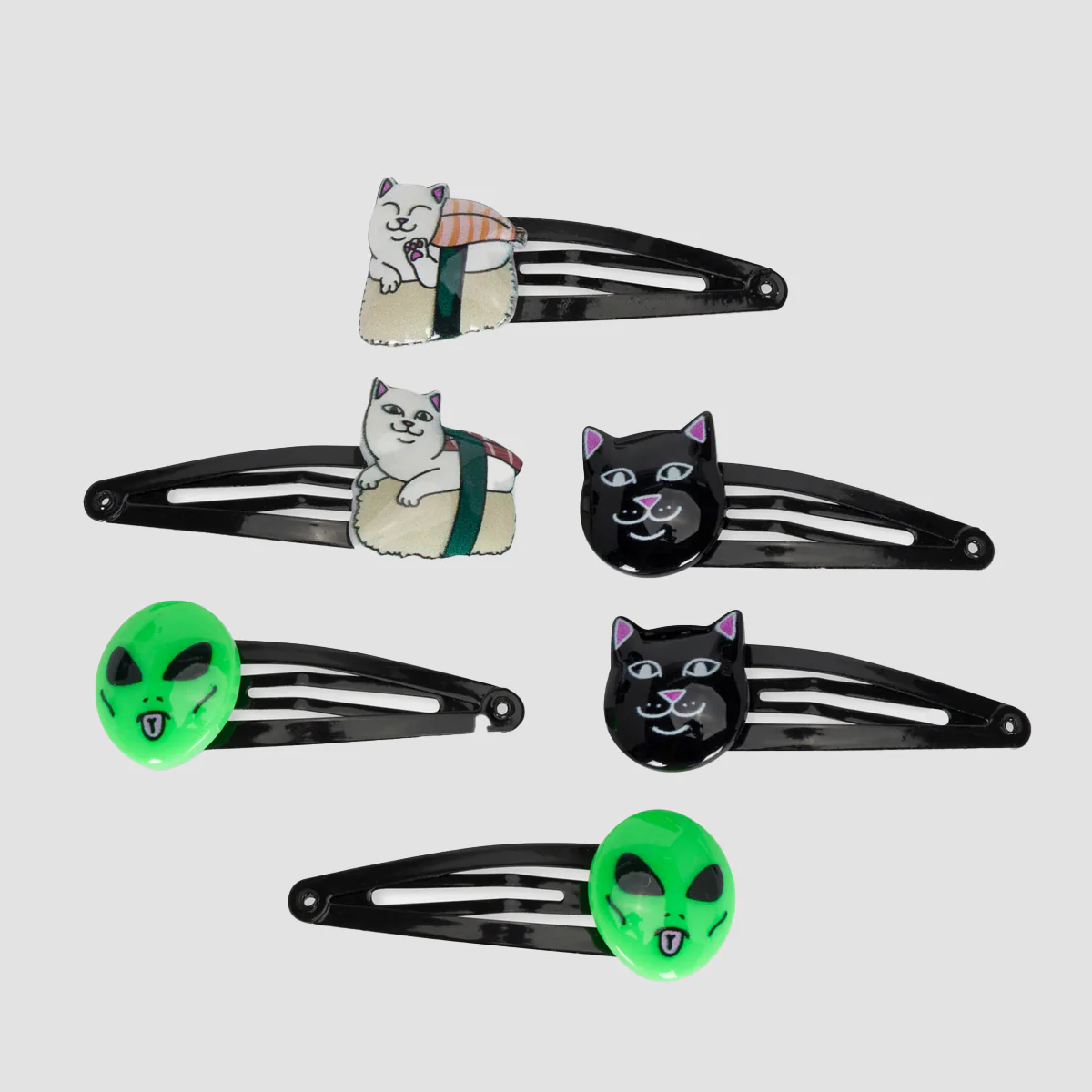 Ripndip Ripndip Gang Hair Clip 6 Pack Multi - Image 2