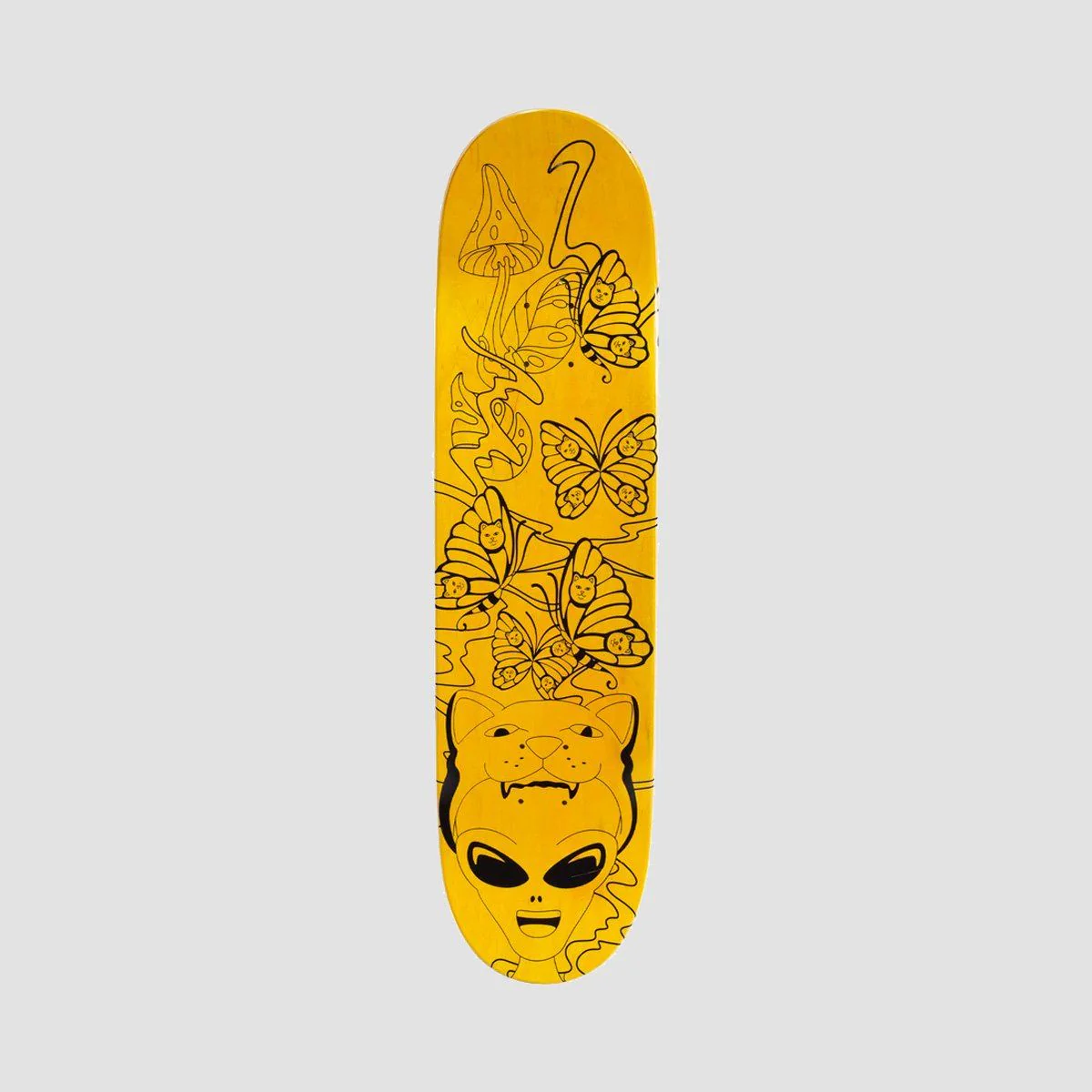 Ripndip Think Factory Skateboard Deck Green - 8" - Image 2