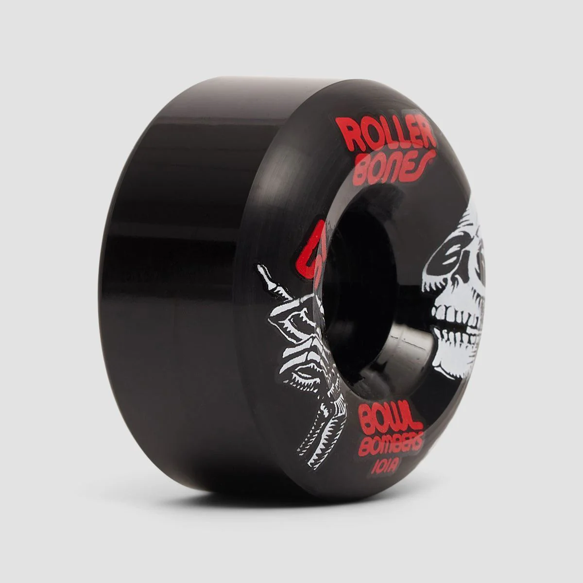 Rollerbones Bowl Bombers 101a Quad Wheels x8 Black 57mm - Image 2
