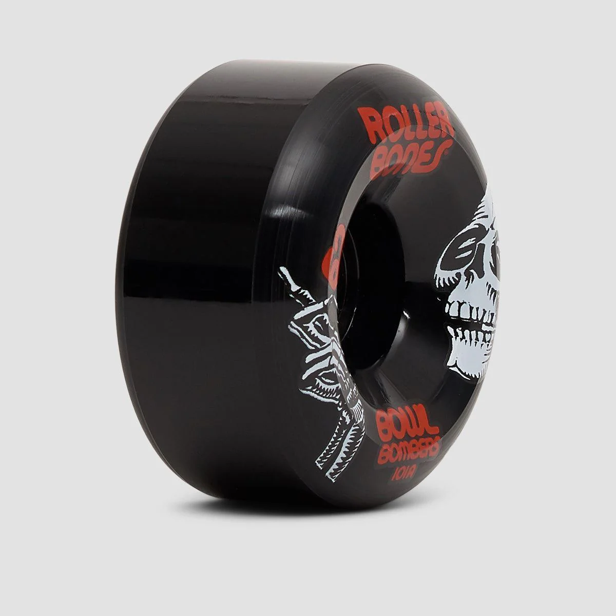 Rollerbones Bowl Bombers 101a Quad Wheels x8 Black 62mm - Image 2