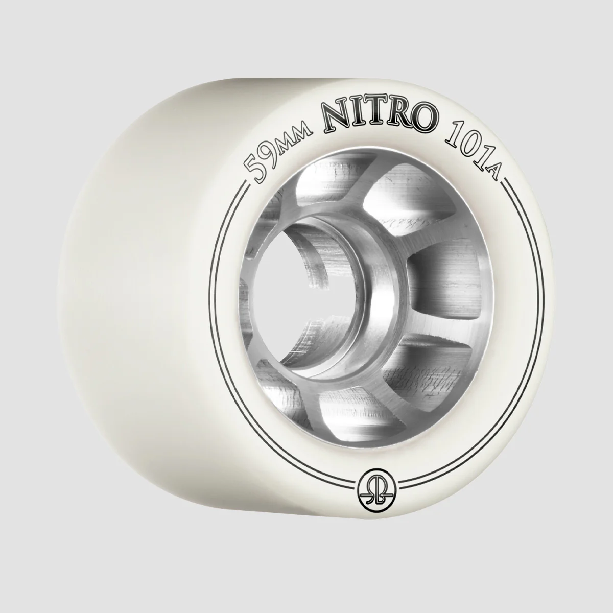 Rollerbones Nitro Speed 101A Quad Wheels x8 White 59mm