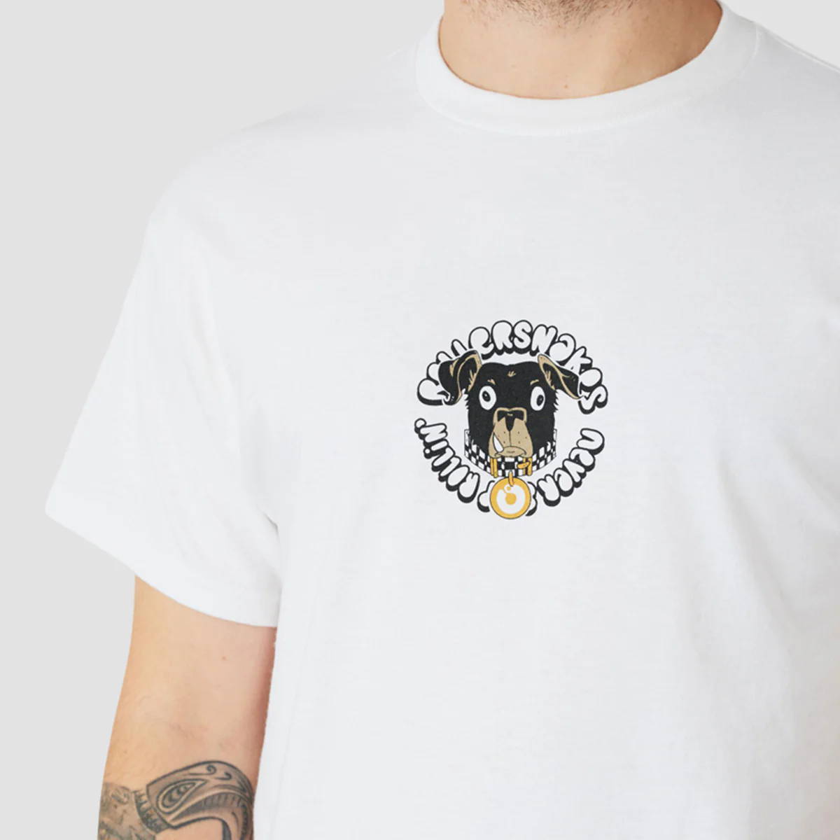 Rollersnakes Rory T-Shirt White - Image 3