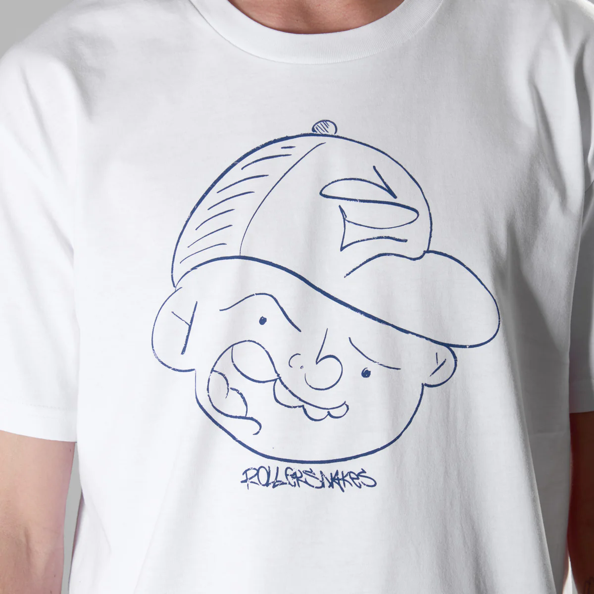 Rollersnakes Sam Oversize T-Shirt White - Image 2