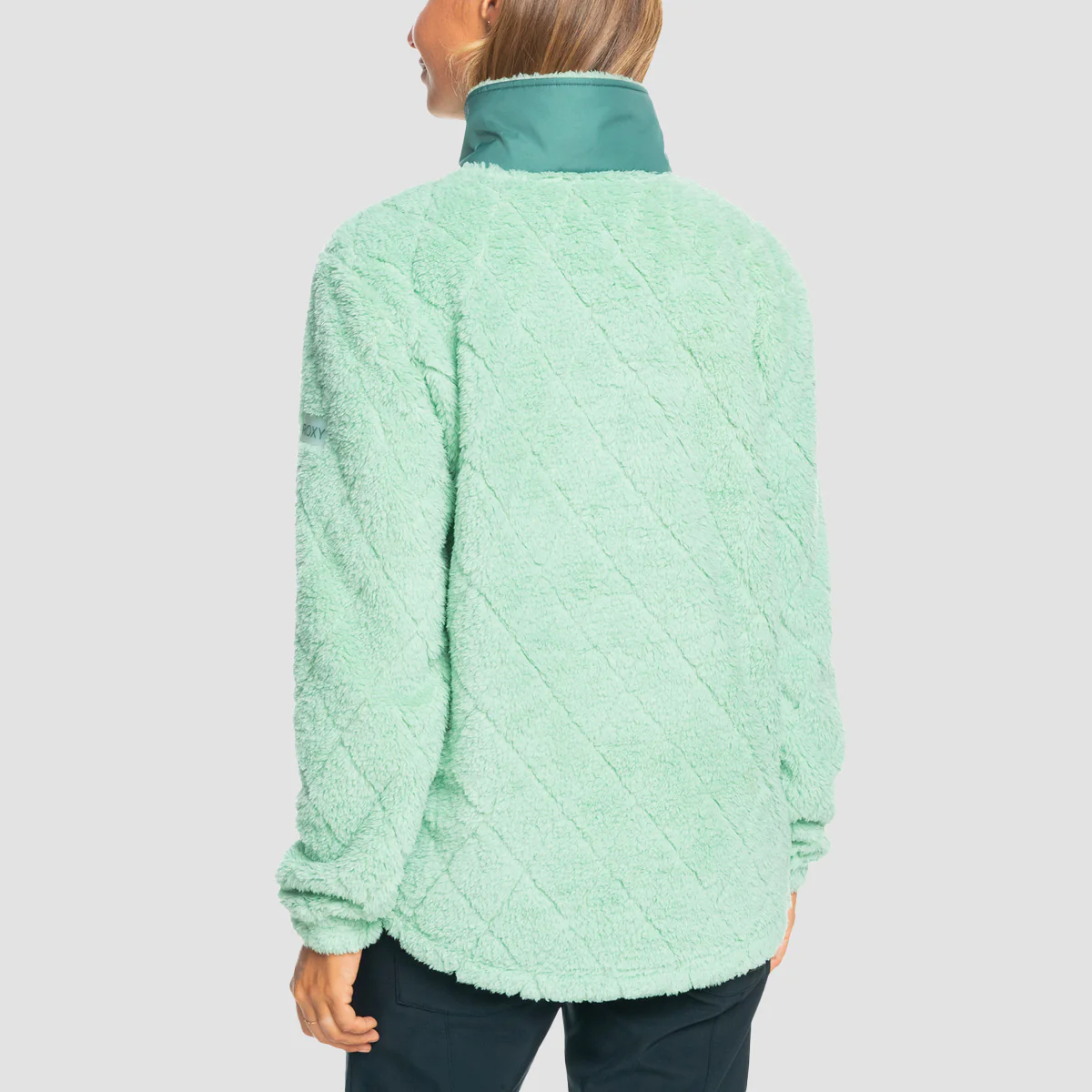Roxy Alabama Technical Fleece Cameo Green - Womens - Image 2