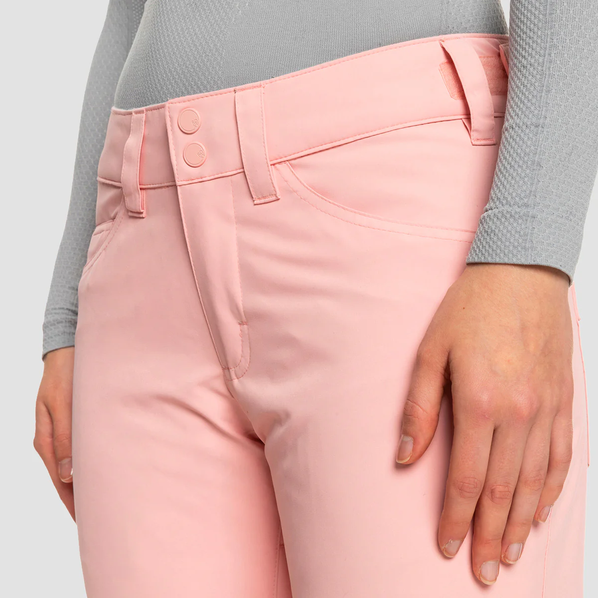 Roxy Backyard 10K Snow Pants Mellow Rose - Womens - Image 3