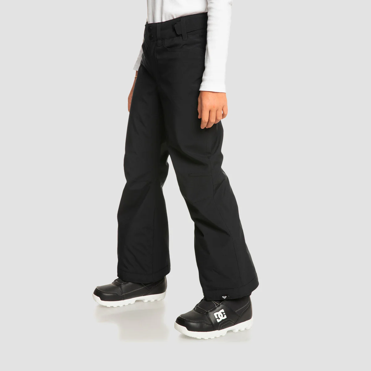 Roxy Backyard Insulated Snow Pants True Black - Girls - Image 2