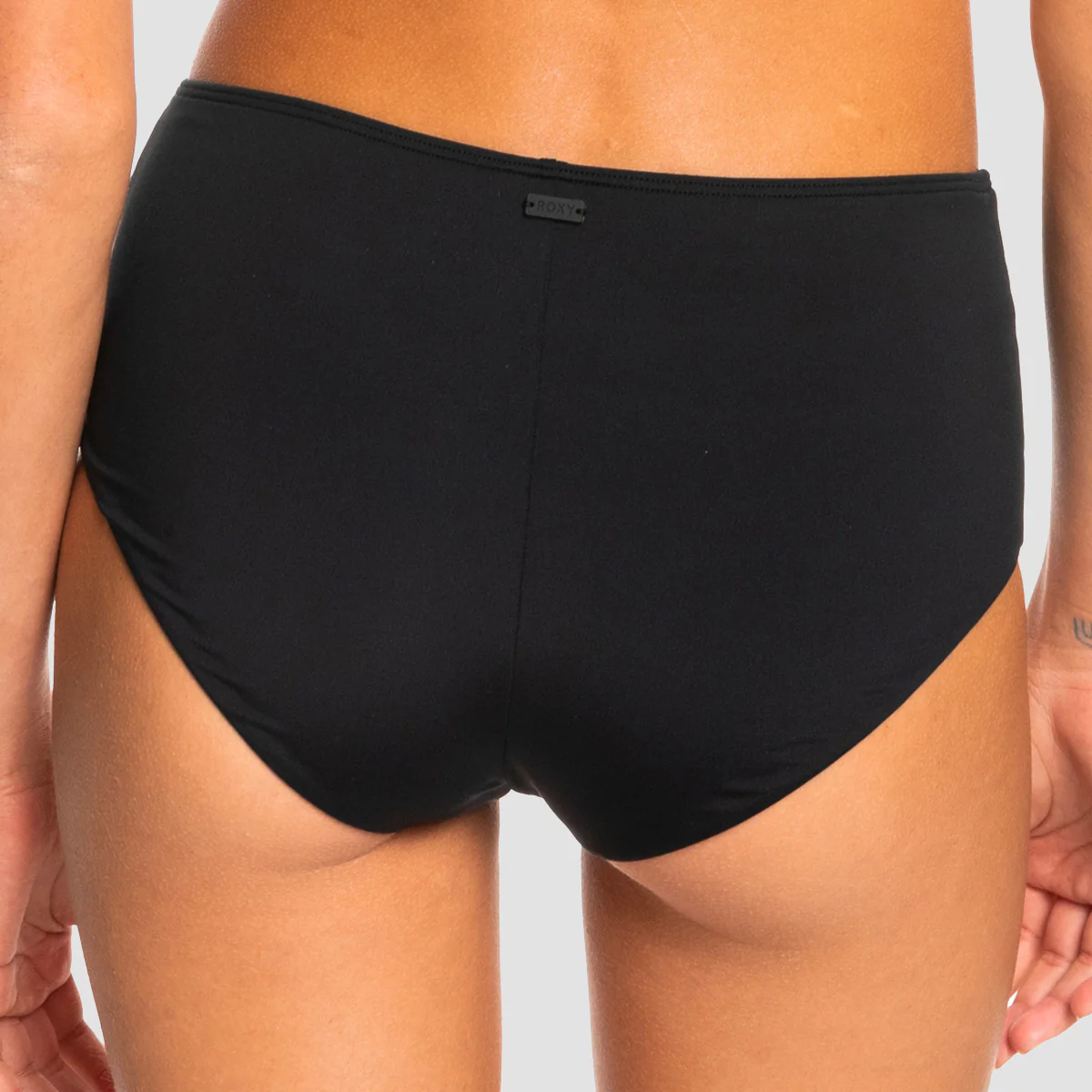 Roxy Beach Classics Shorty Bikini Bottoms Anthracite - Womens - Image 2