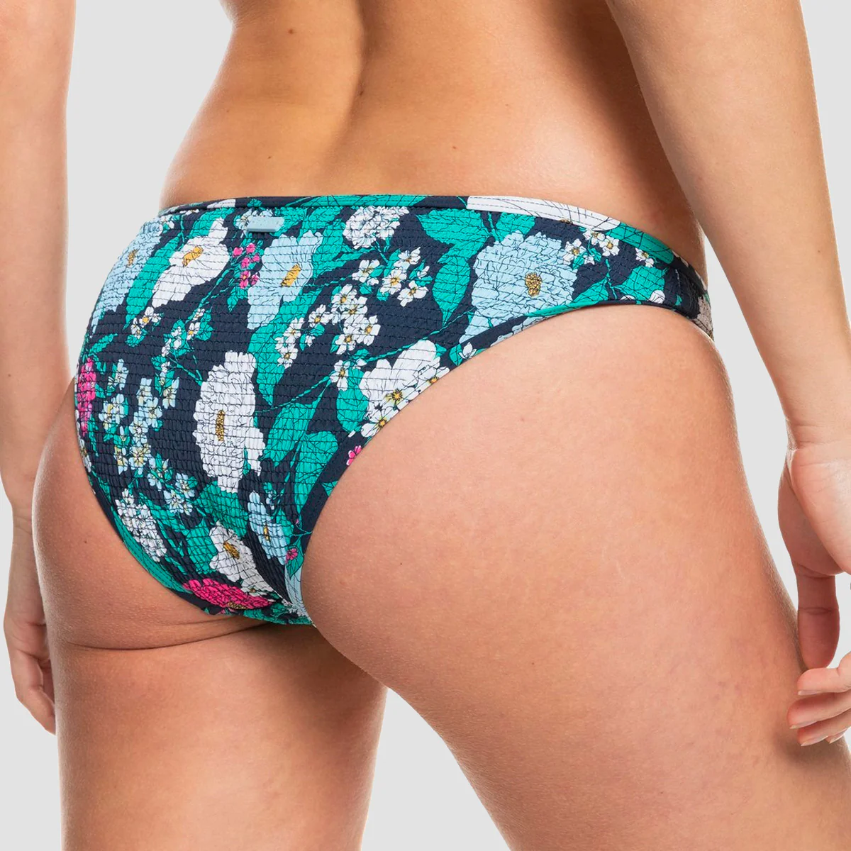 Roxy Blossom Babe Smocked Bikini Bottoms Mood Indigo S Blossom Babe - Womens - Image 2