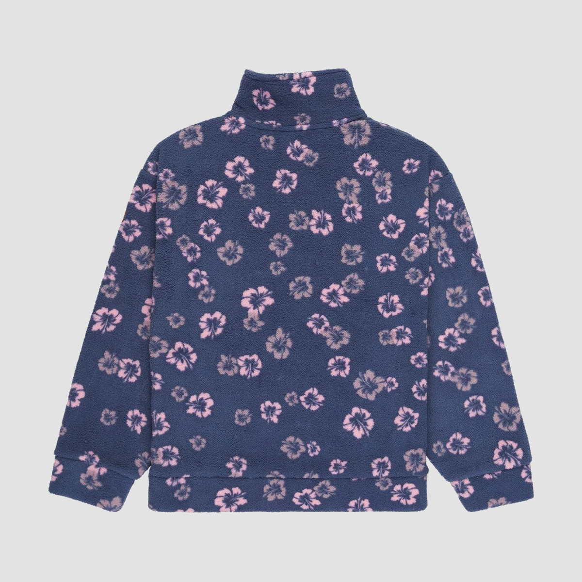 Roxy Calling All Mys Half Zip Fleece Sweatshirt Vintage Indigo Shes Cute Big - Girls - Image 2