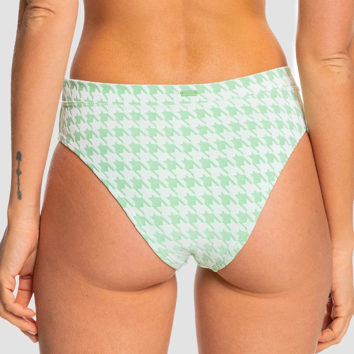 Roxy Check It Moderate Bikini Bottoms Sprucetone - Womens - Image 2