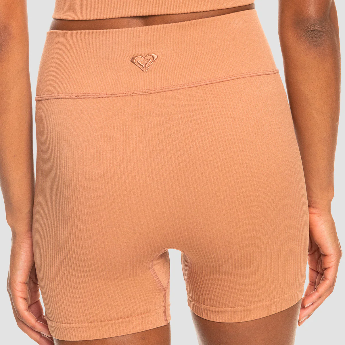 Roxy Chill Out Seamless Sports Shorts Mocha Mousse - Womens - Image 2