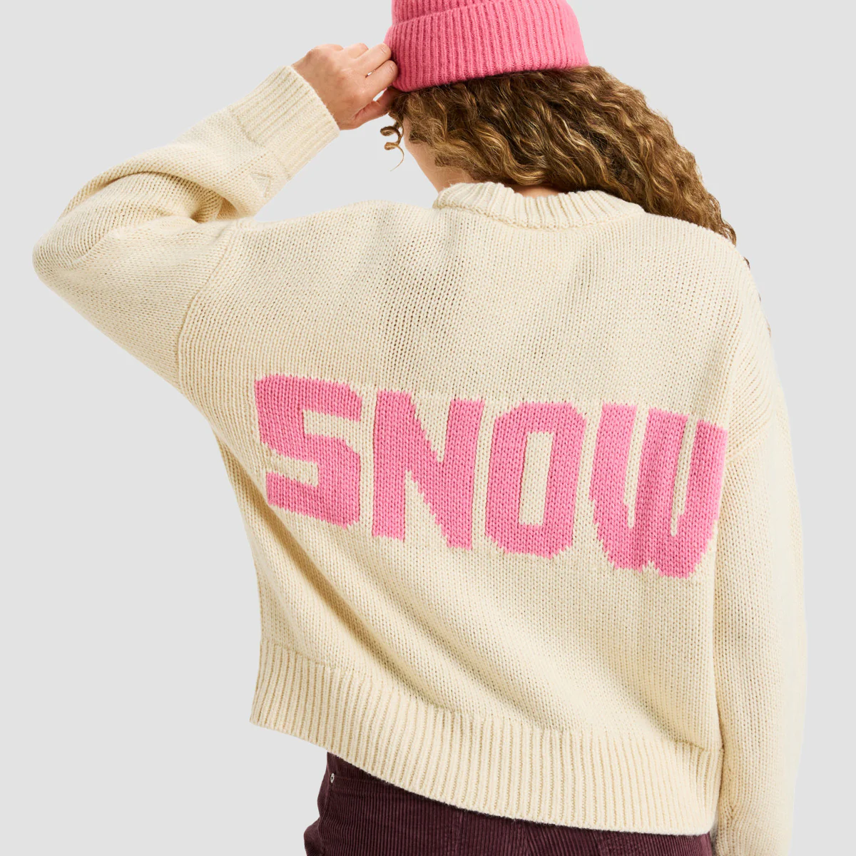 Roxy Exploring Heart Jumper Parchment - Womens - Image 2