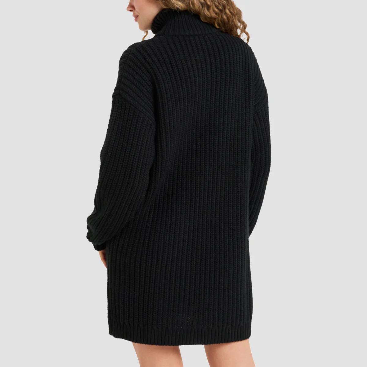 Roxy Home Again Longsleeve Sweater Dress Anthracite - Womens - Image 2