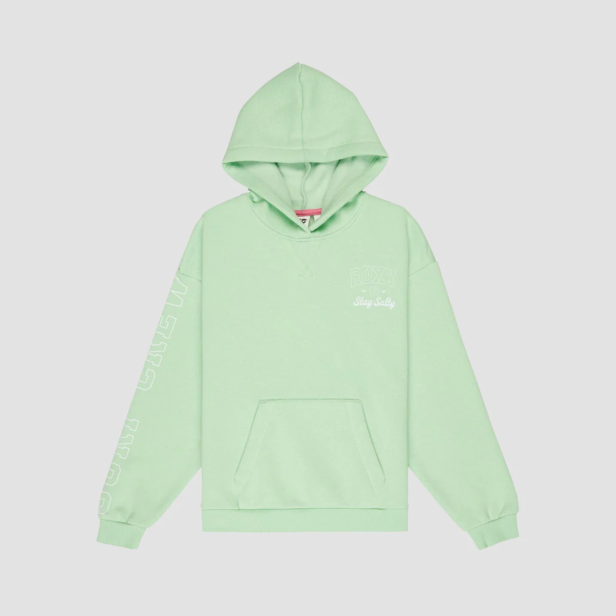 Roxy Hope You Dance Loose Fit Pullover Hoodie Pistachio Green - Girls