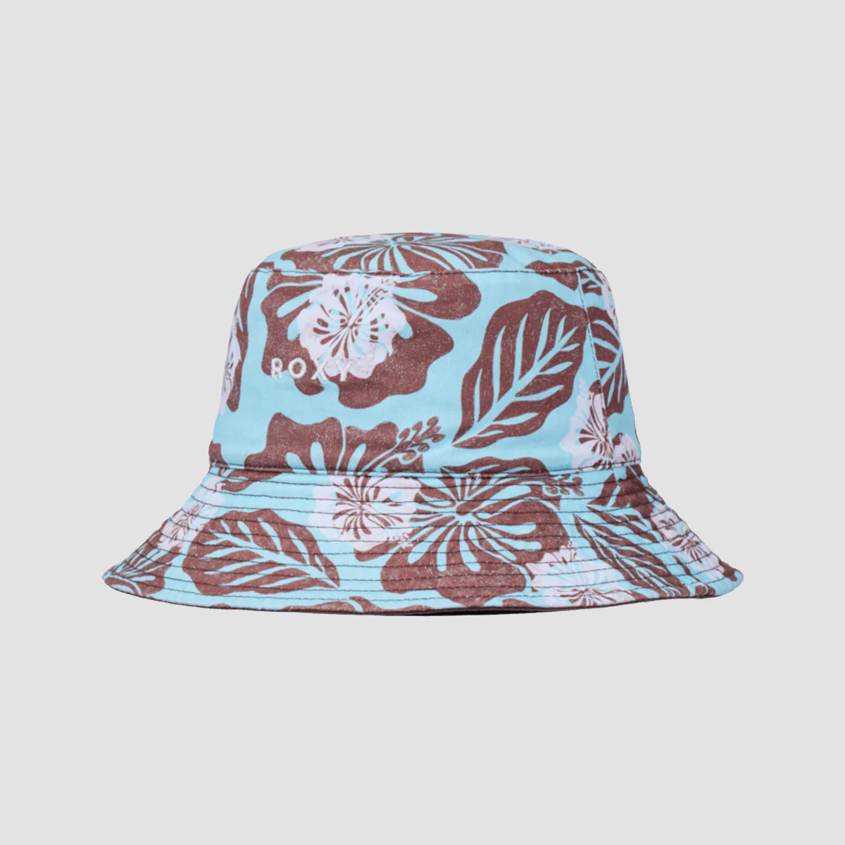 Roxy Jasmine Paradis Reversible Bucket Hat Brownie Hibiscus Hype - Womens - Image 2