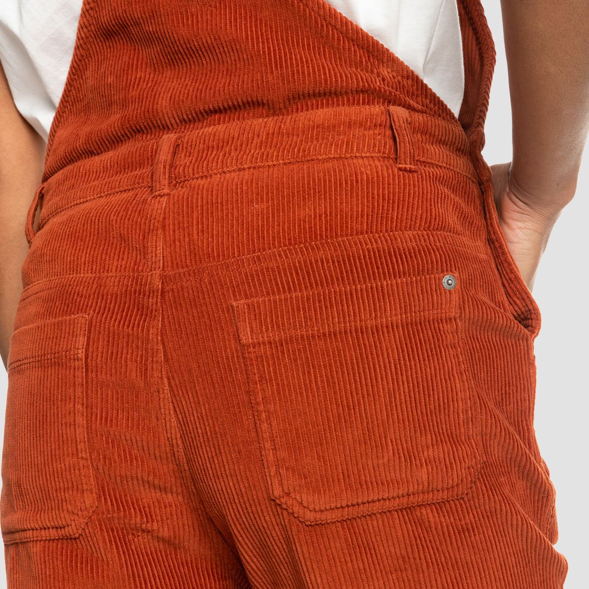 Roxy Jungle Sound Dungarees Baked Clay - Womens - Image 4