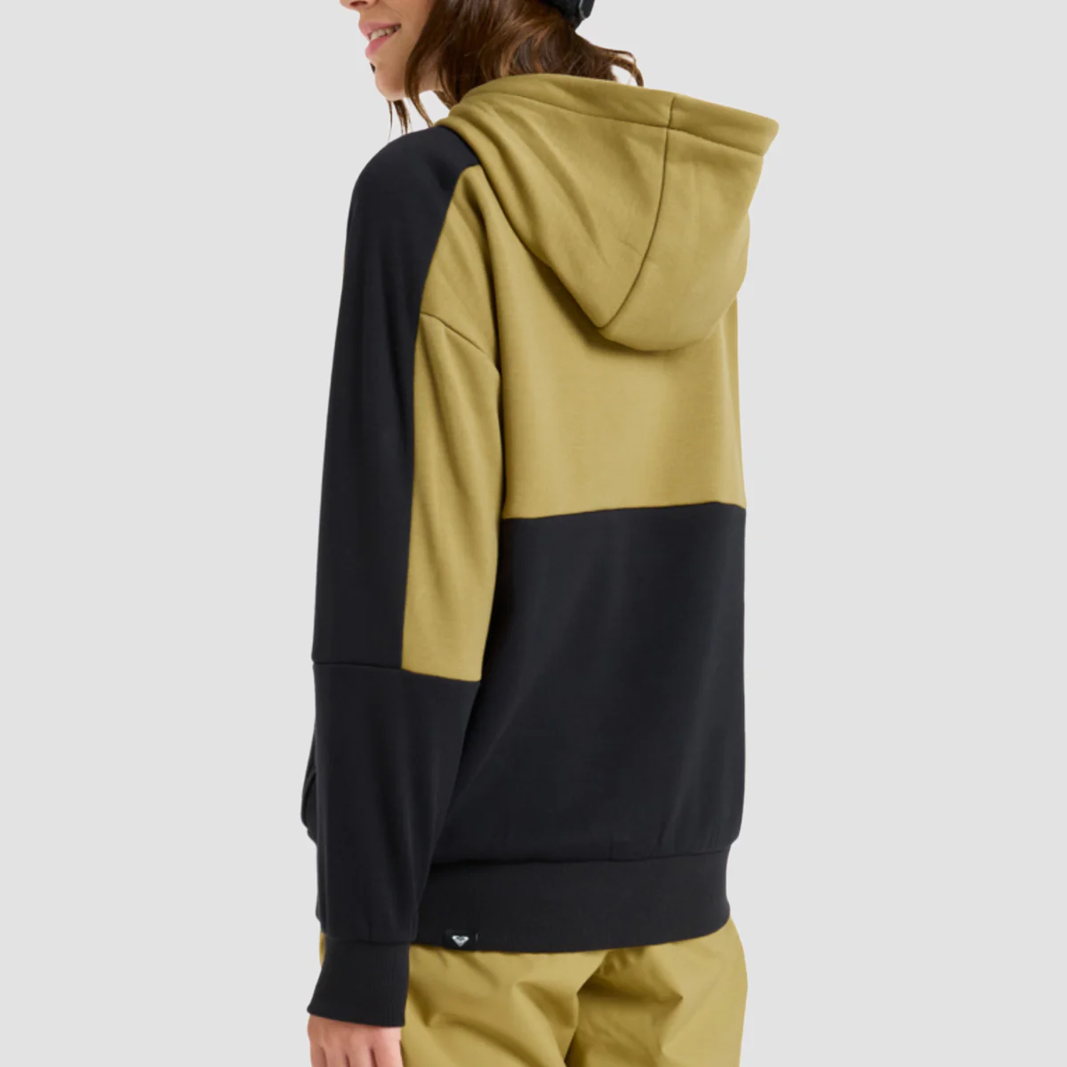 Roxy Liberty Snow Pullover Hoodie True Black - Womens - Image 2