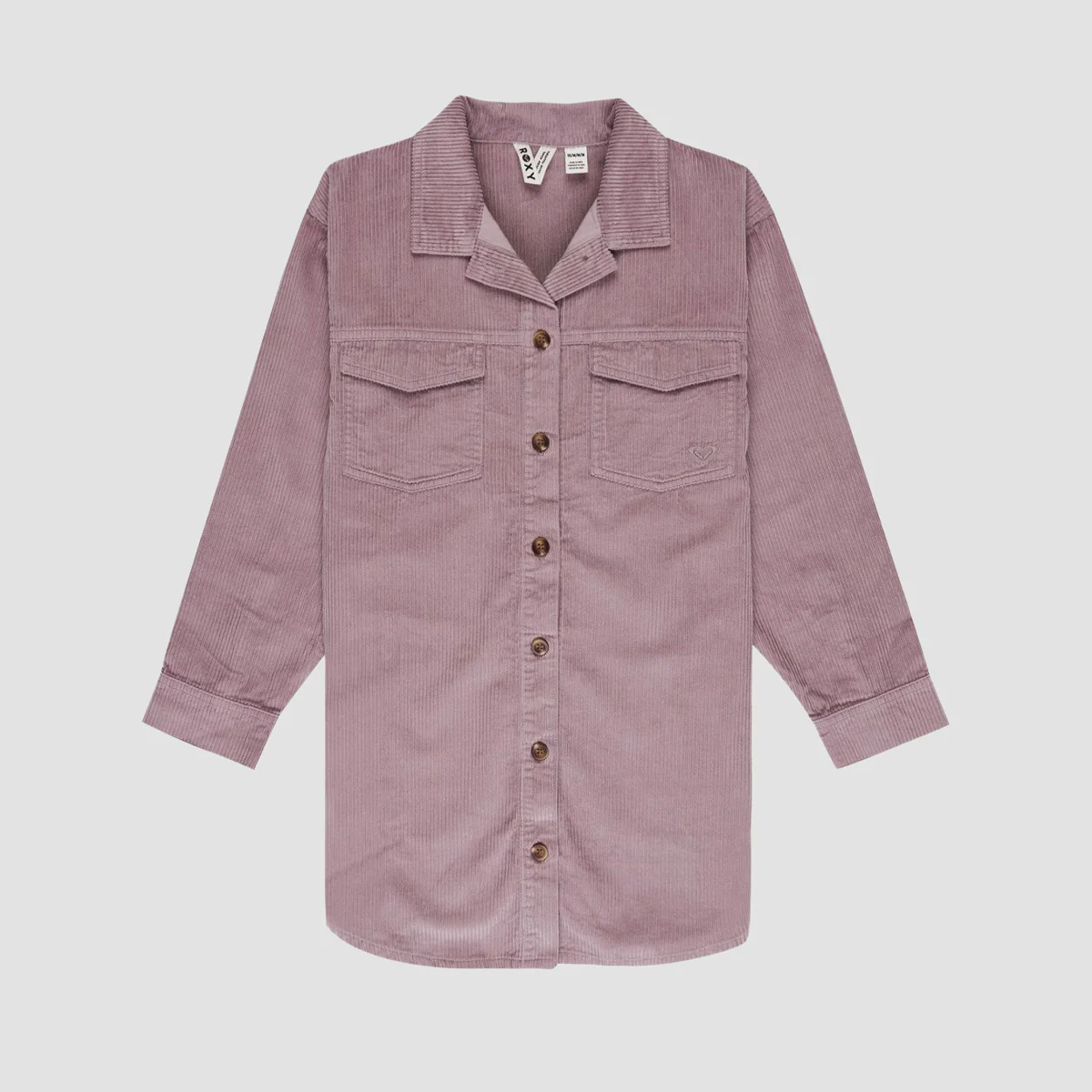 Roxy Mint Sea Corduroy Shirt Dress Nirvana - Girls