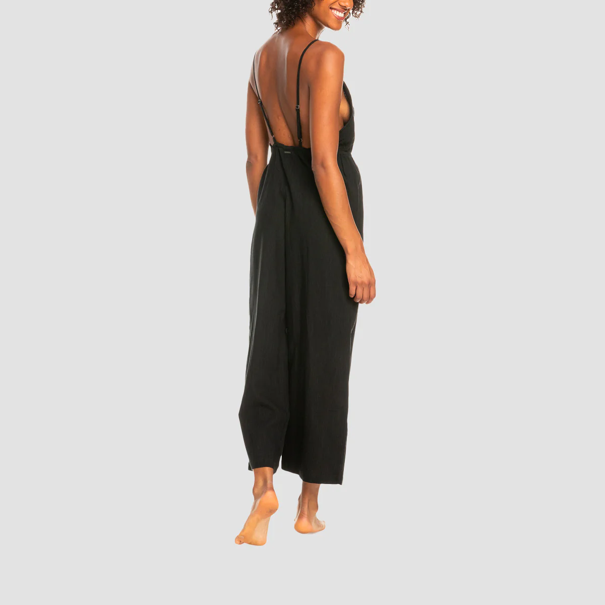 Roxy Never Ending Summer Strappy Jumpsuit Anthracite - Womens - Image 2