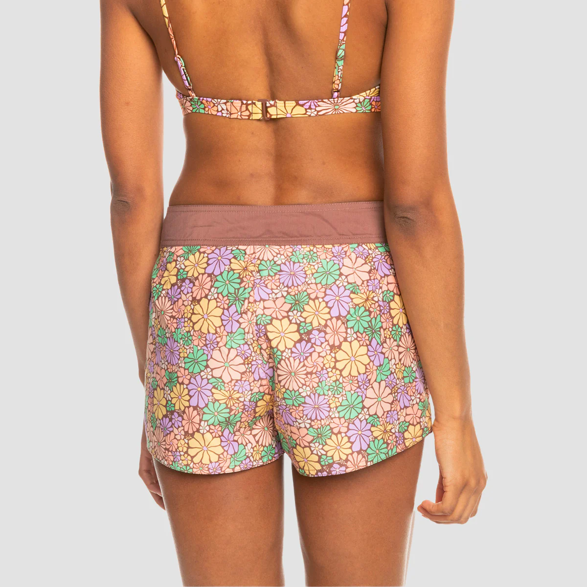 Roxy New Fashion 2" Boardshorts Root Beer All About Sol Mini - Womens - Image 2
