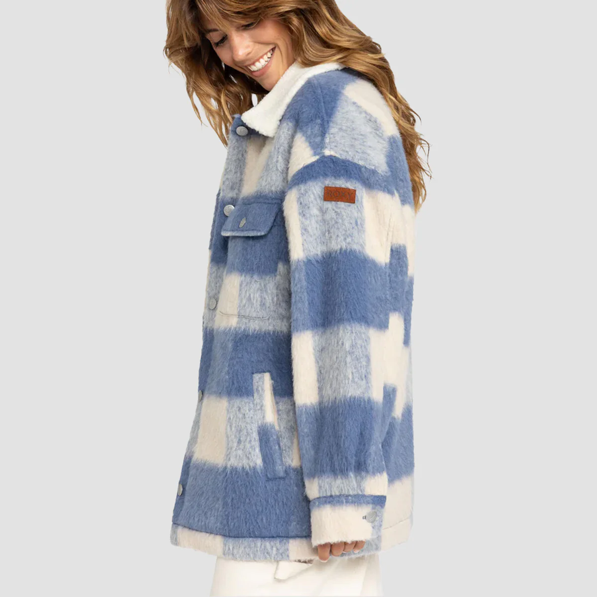 Roxy Passage Of Time Jacket Parchement be bold plaid - Womens - Image 2