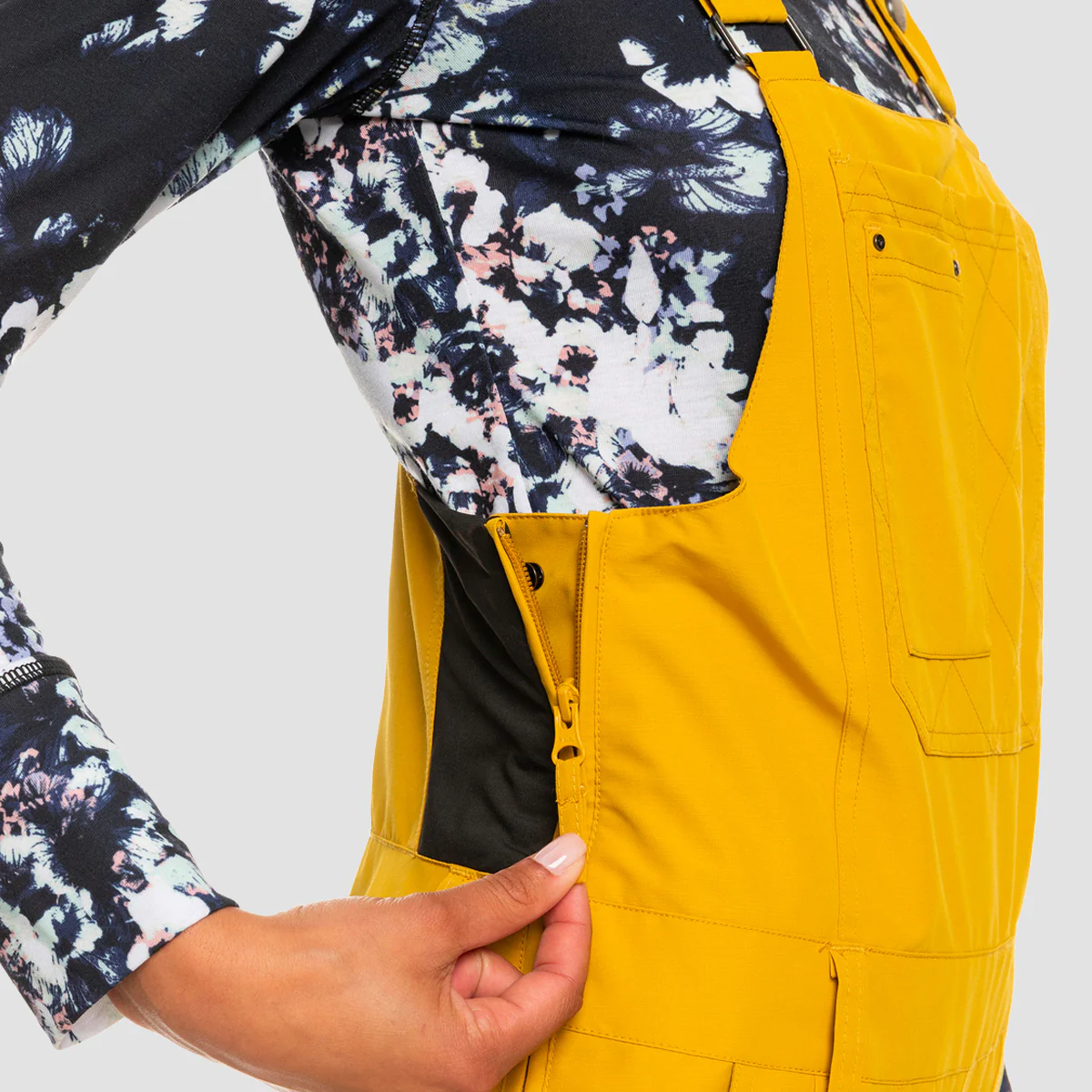 Roxy Rideout 15K Snow Bib Pants Honey - Womens - Image 5