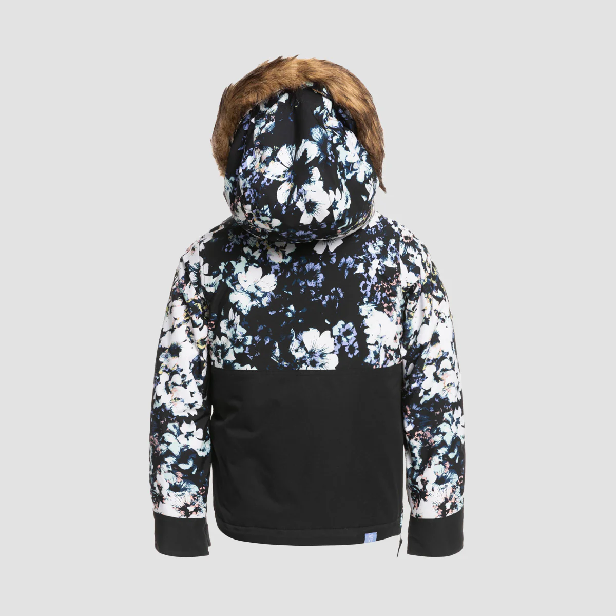 Roxy Shelter Insulated Snow Jacket True Black Flowers - Girls - Image 2