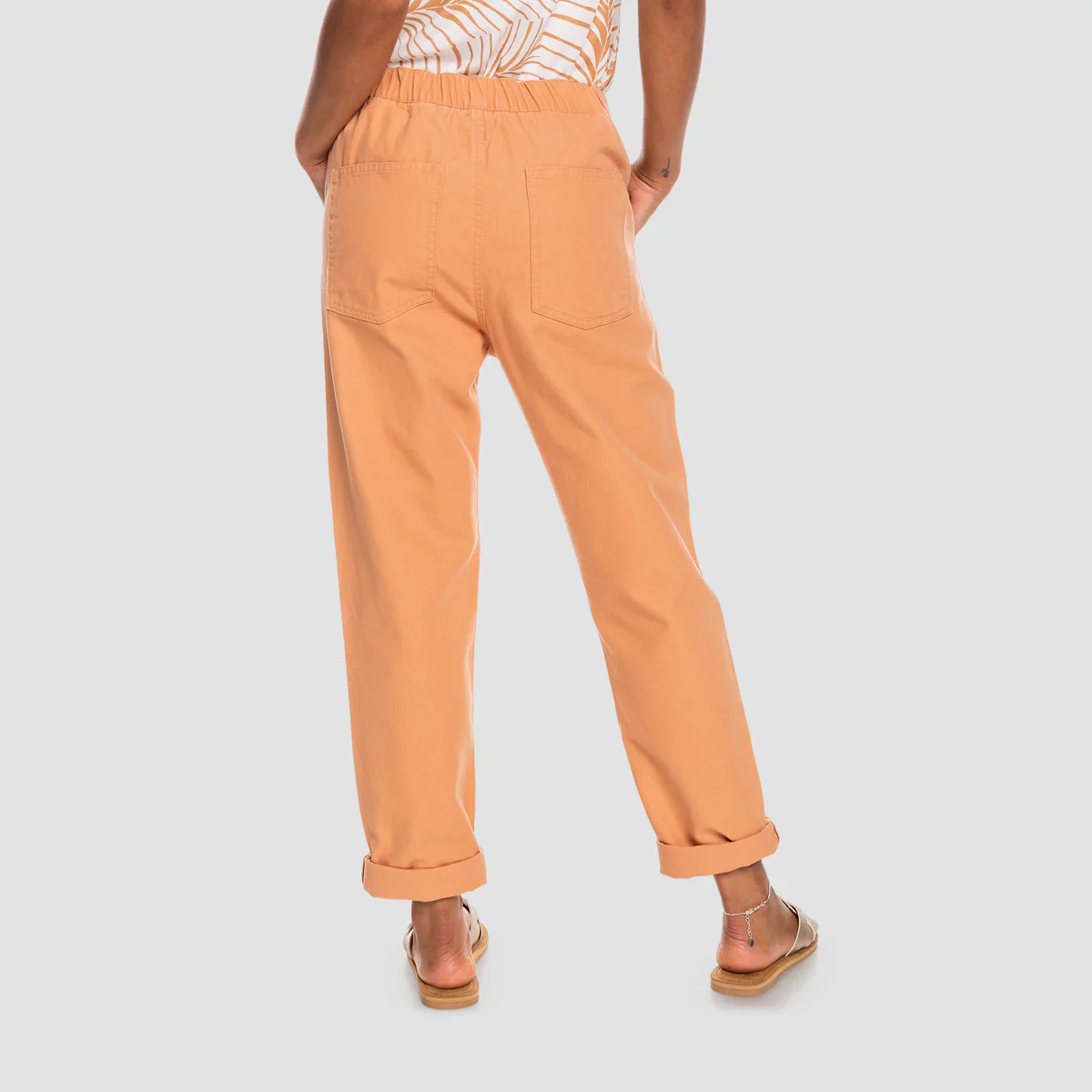 Roxy Slow Swell Canvas Trousers Toast - Womens - Image 2
