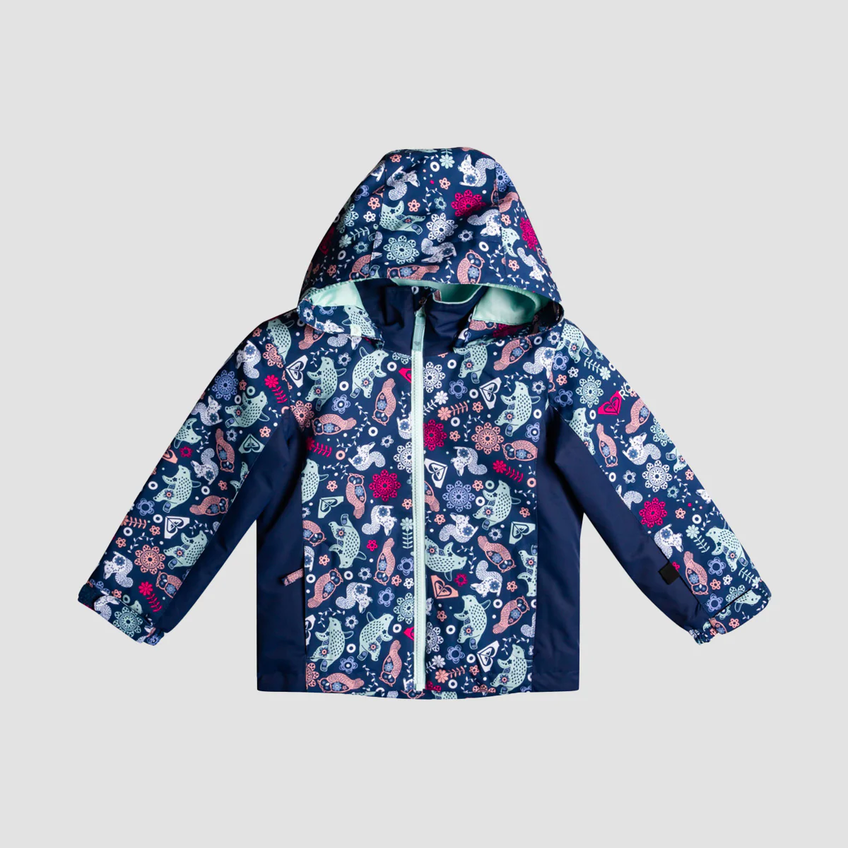 Roxy Snowy Tale 2-7 Years Snow Jacket Medieval Blue Neo - Girls