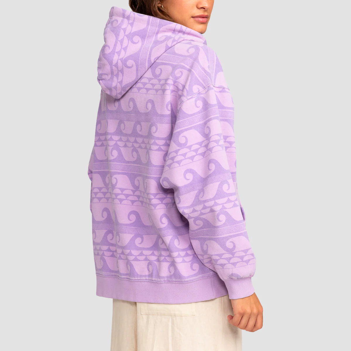 Roxy That Girl Beautiful Pullover Hoodie Crocus Petal Wave 4 Days - Womens - Image 3
