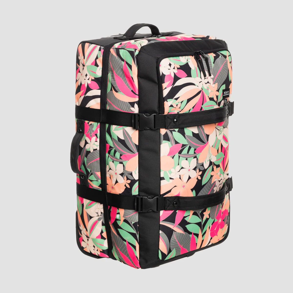 Roxy Travel Dreaming 62L Wheelie Suitcase Anthracite Palm Song Axs - Womens - Image 2