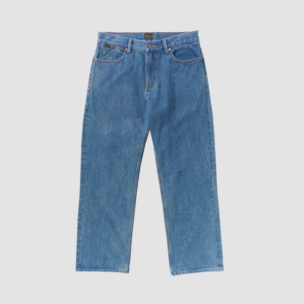 RVCA Americana Day Relaxed Fit Jeans Blue Collar - Image 3