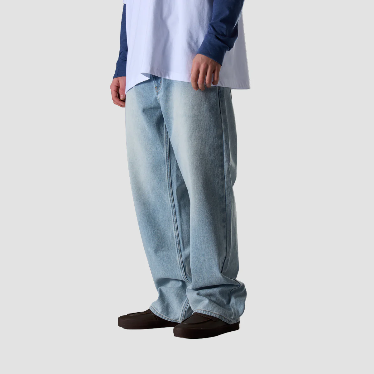 RVCA Americana Day Relaxed Fit Jeans Vintage Blue - Image 2
