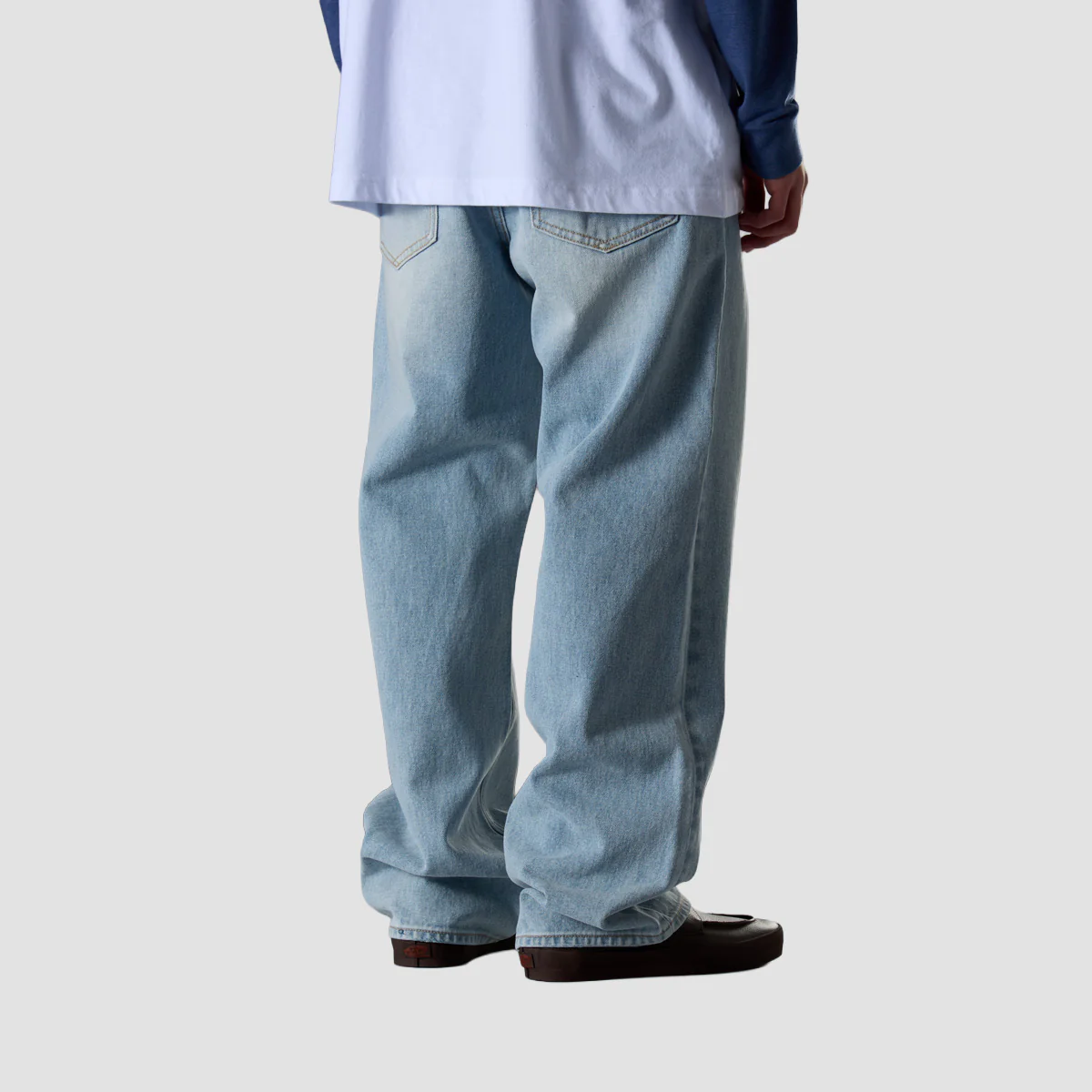 RVCA Americana Day Relaxed Fit Jeans Vintage Blue - Image 3