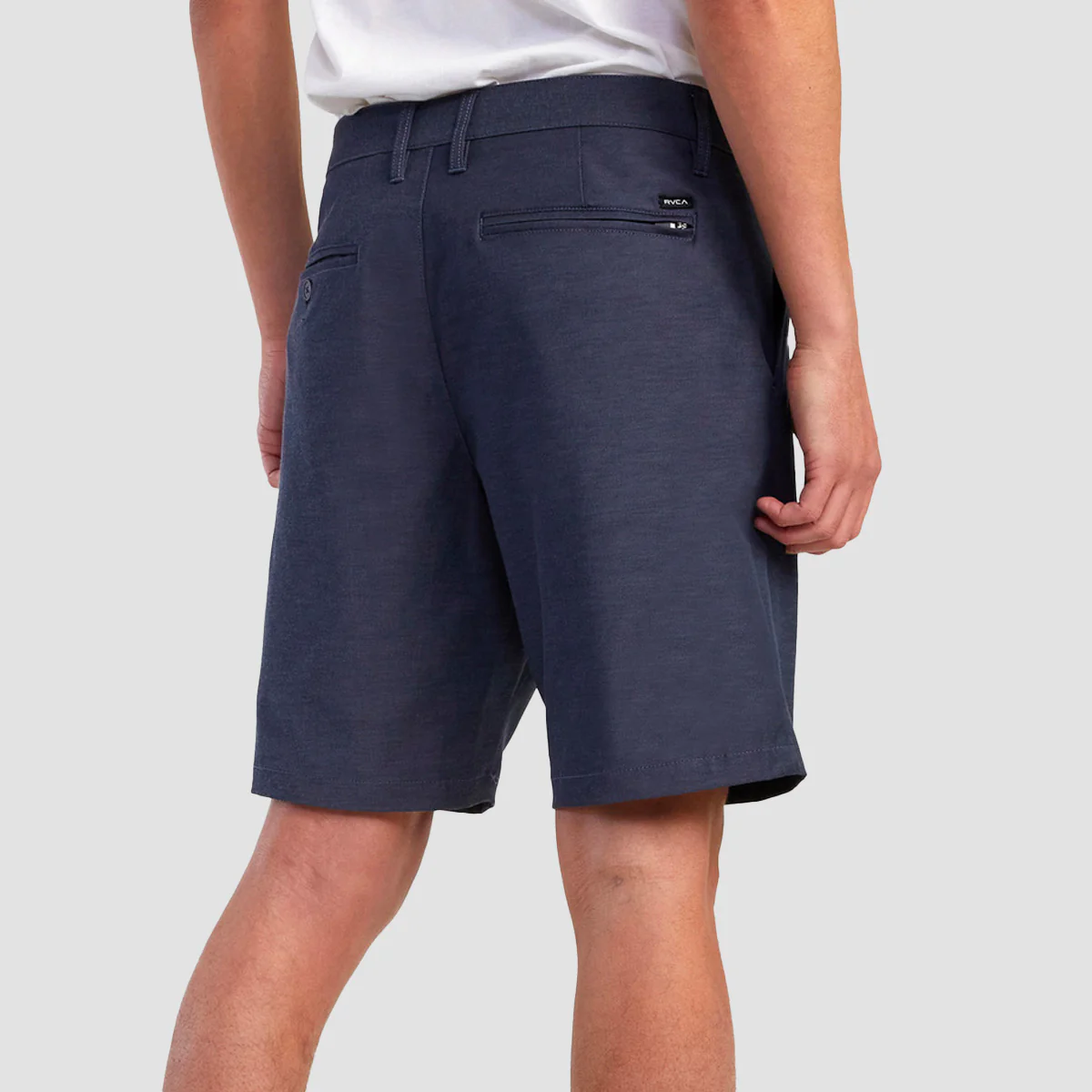 RVCA Back In 19" Hybrid Shorts Denim Heather - Image 2