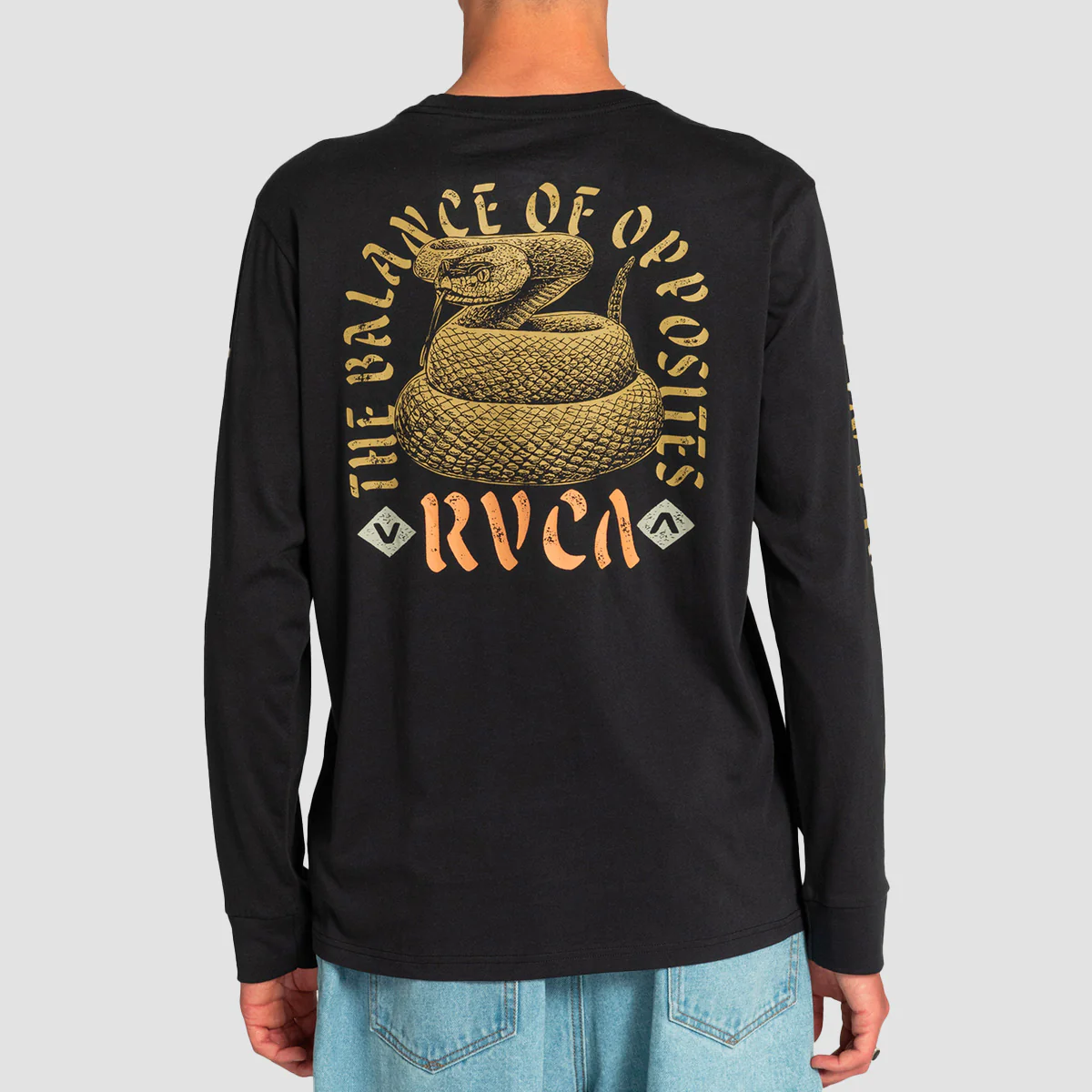 RVCA Beautiful Danger Longsleeve T-Shirt Black - Image 2
