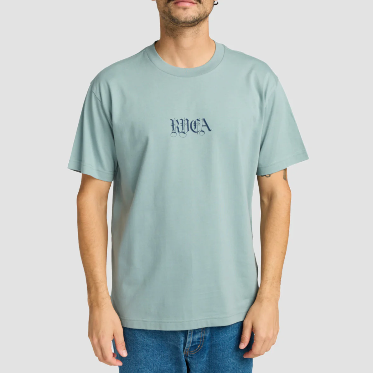 RVCA Benj Battle T-Shirt Lead - Image 2