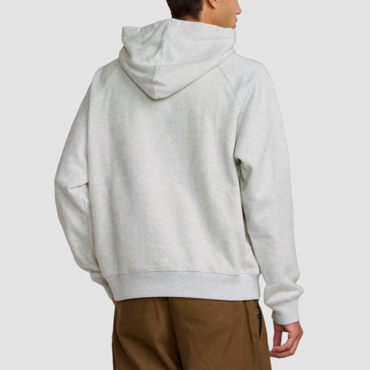 RVCA Dayshift Pullover Hoodie Ash Heather - Image 2