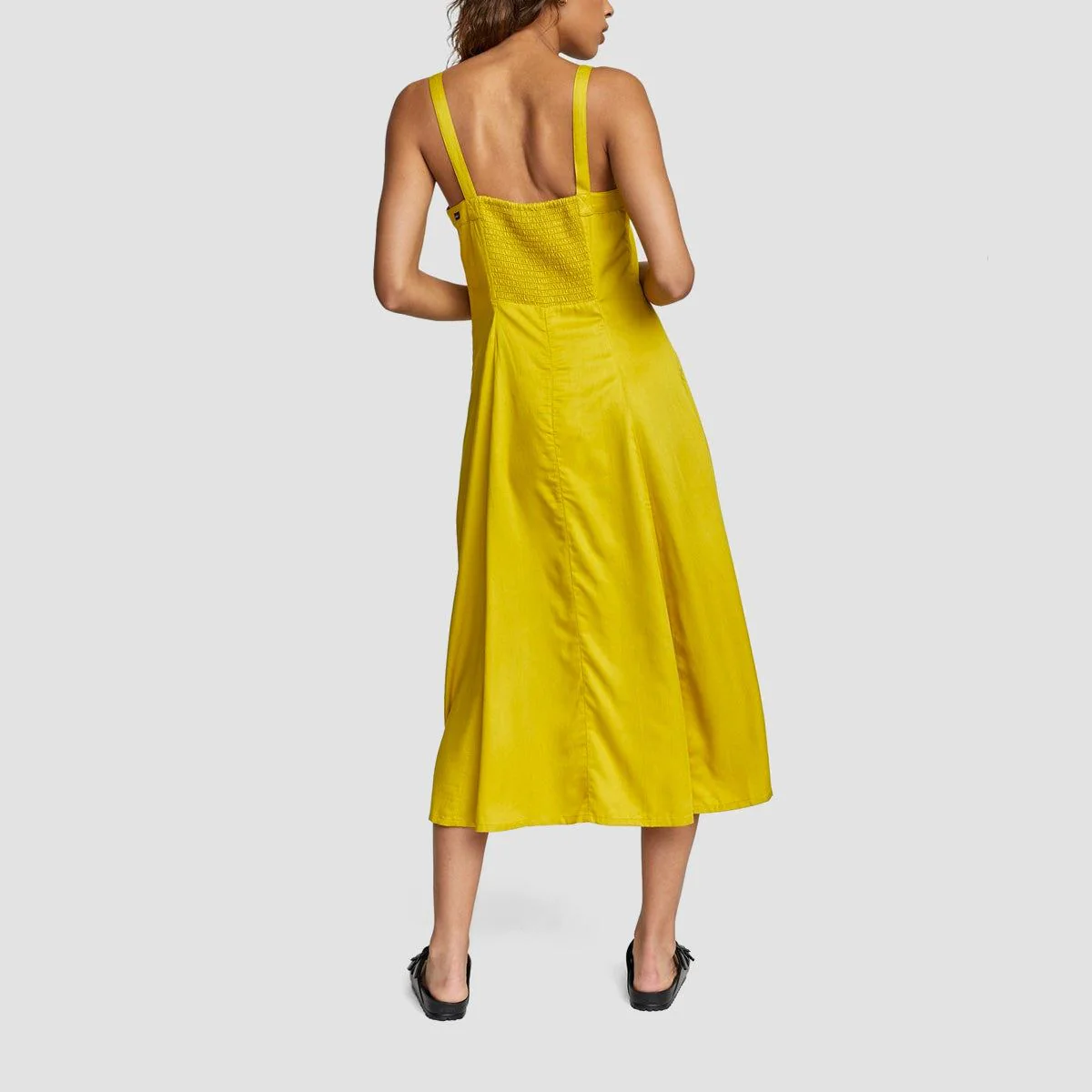 RVCA Jethro Midi Dress Sulphur - Womens - Image 2