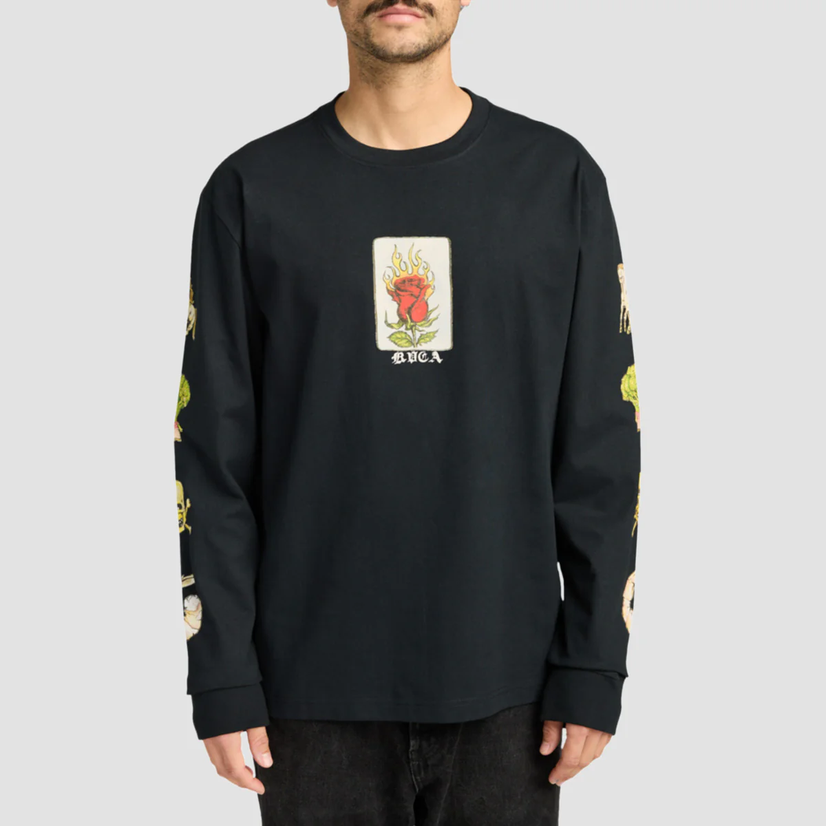 RVCA KSL Longsleeve Shirt Black