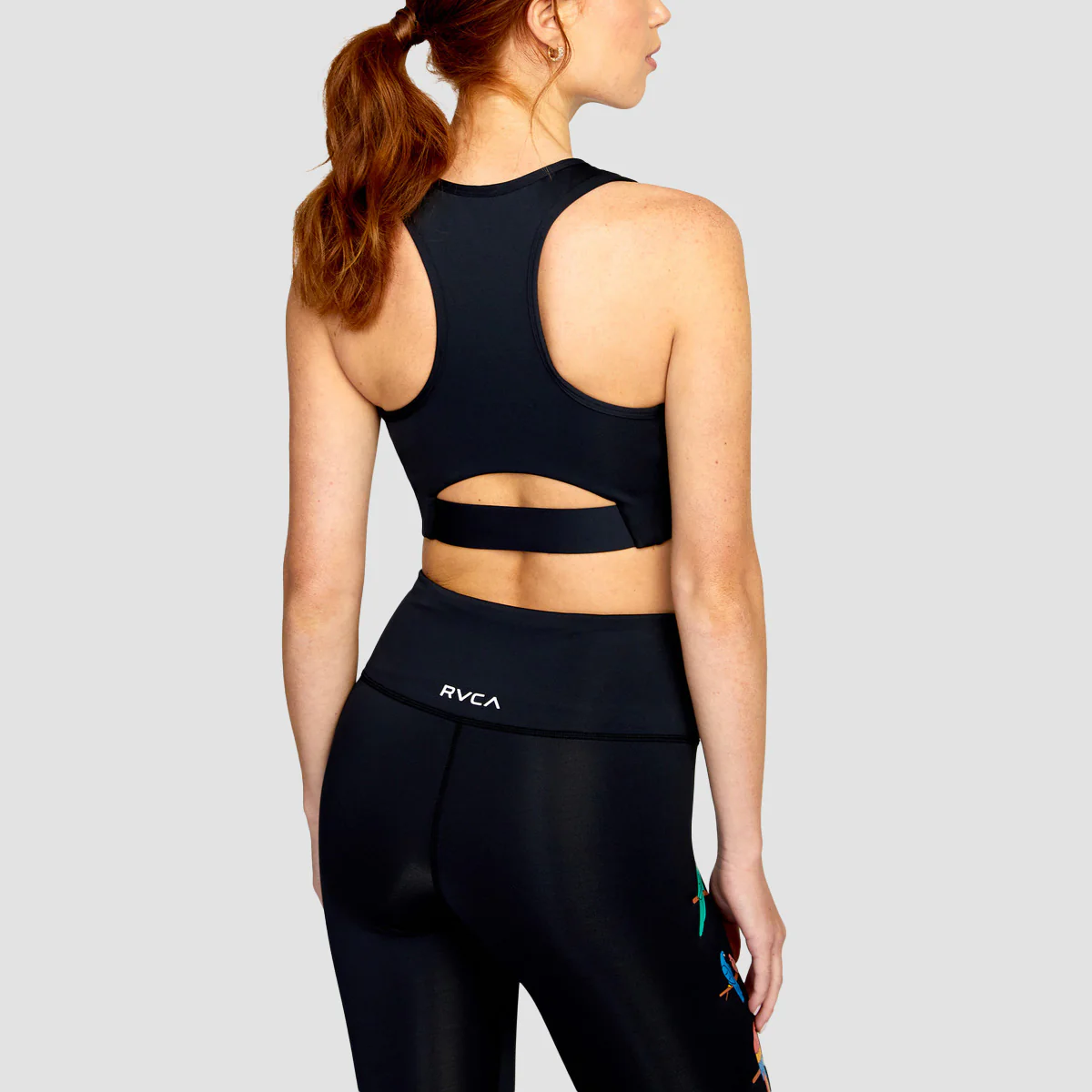 RVCA Luke Pelletier X Kristen Liu Wong Ports Bra Black - Womens - Image 2