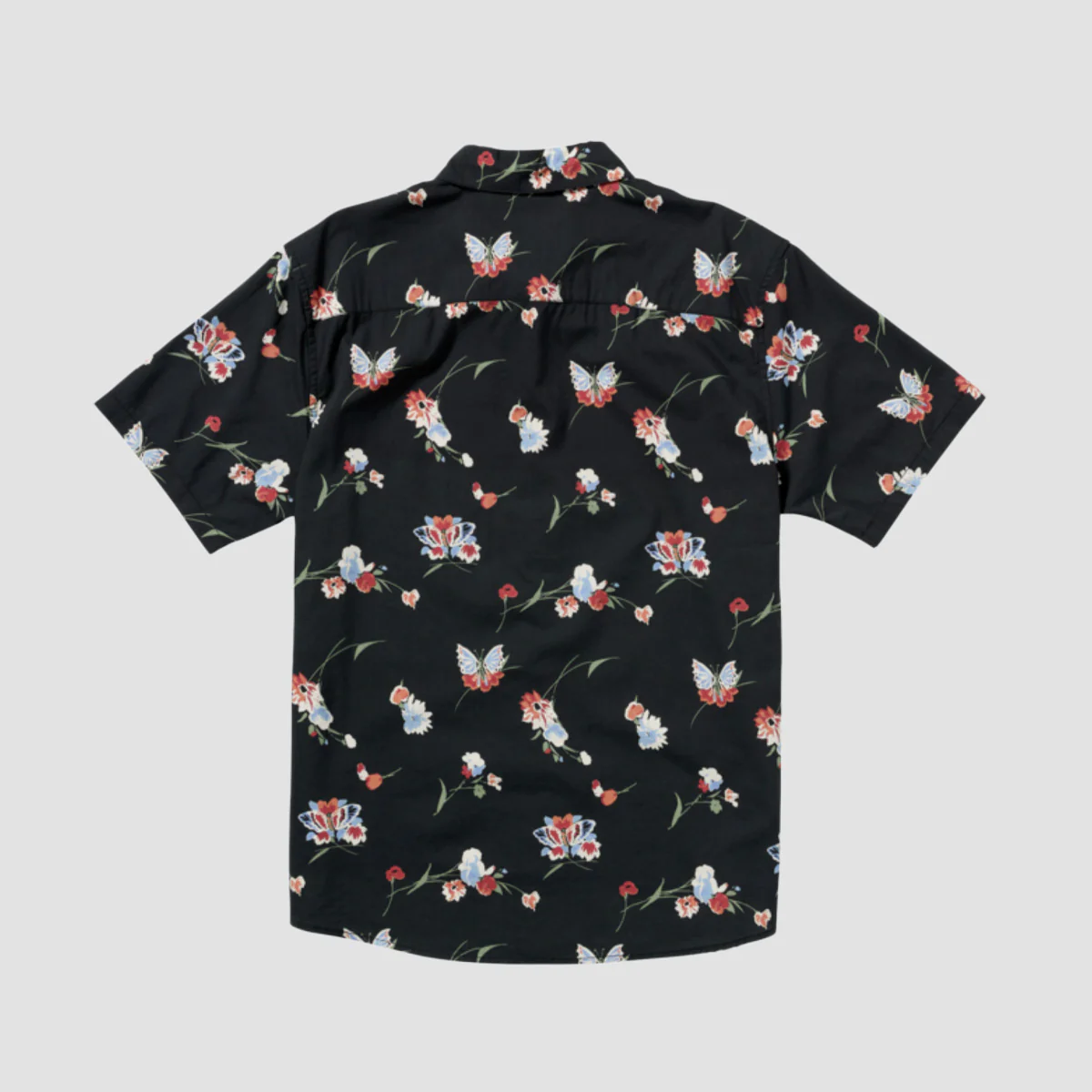 RVCA Morning Glory Short Sleeve Shirt Pirate Black - Image 2
