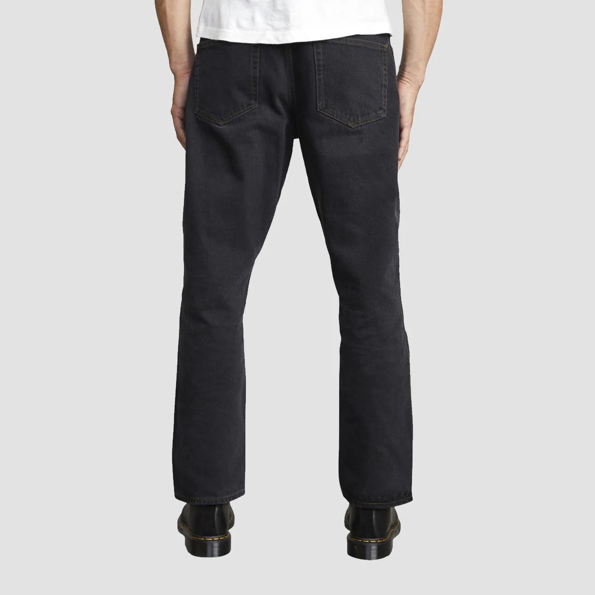 RVCA New Dawn Straight Fit Jeans Vintage Black - Image 2