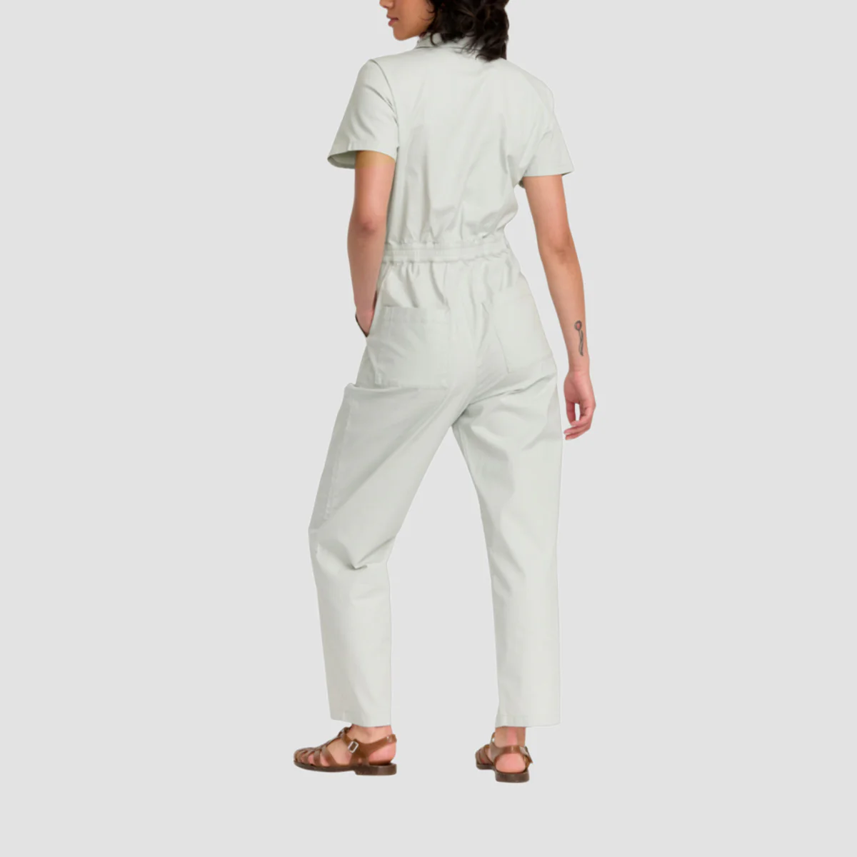 RVCA Recession Jumpsuit Blue Fog - Womens - Image 2
